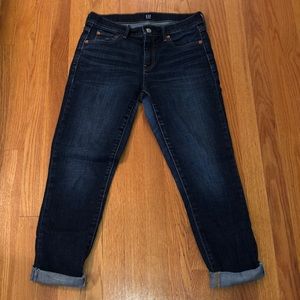 Gap Best Girlfriend Rolled Crop Jeans